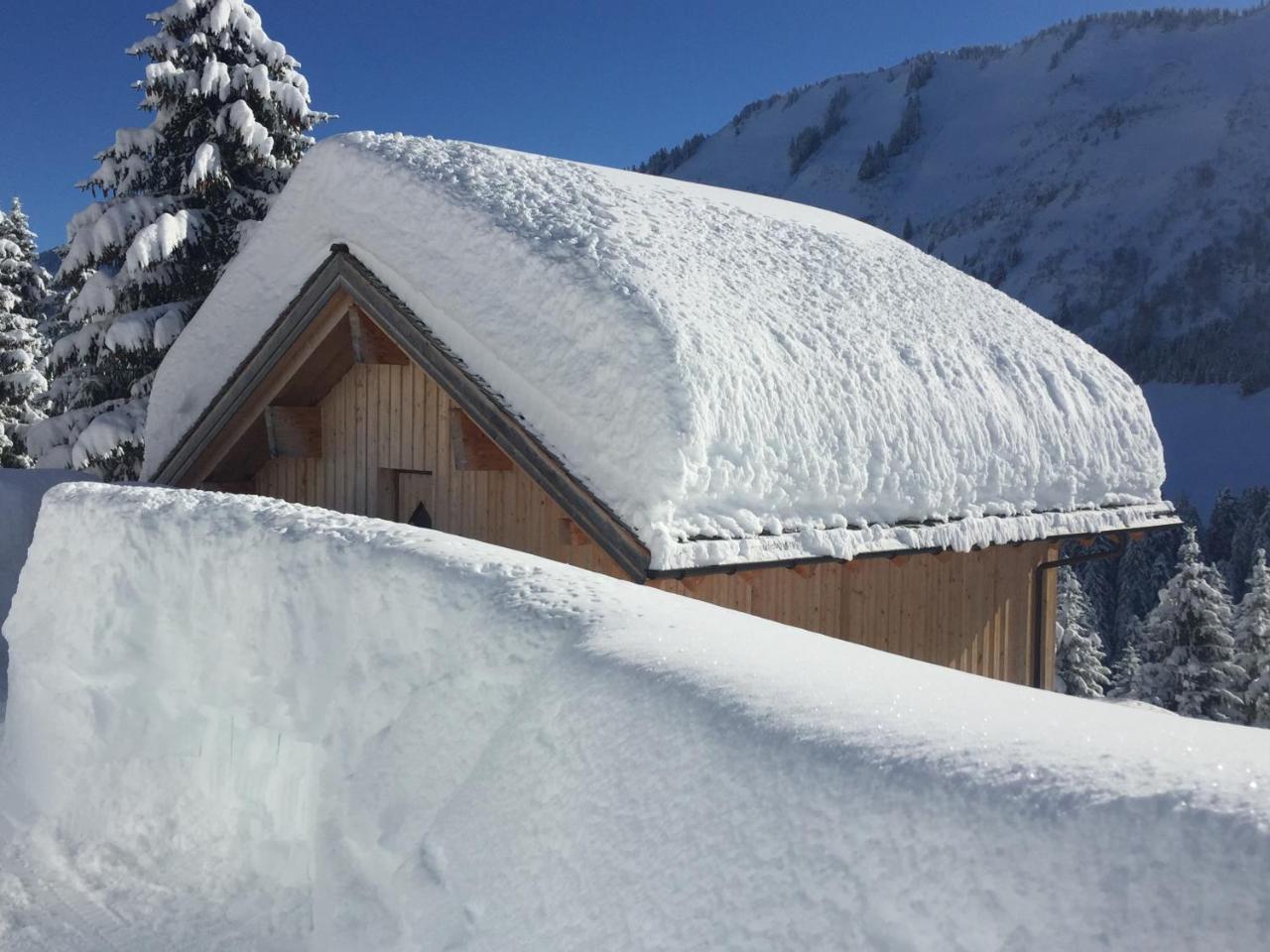 Feriendorf Walserland Damuels Bagian luar foto